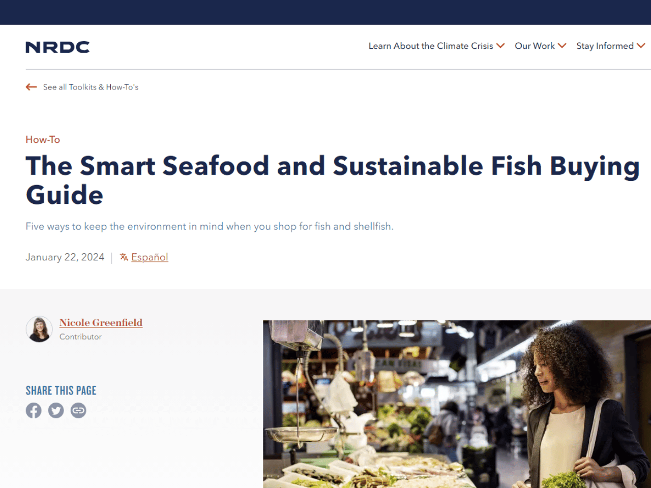 Sustainable Fish Buying Guide