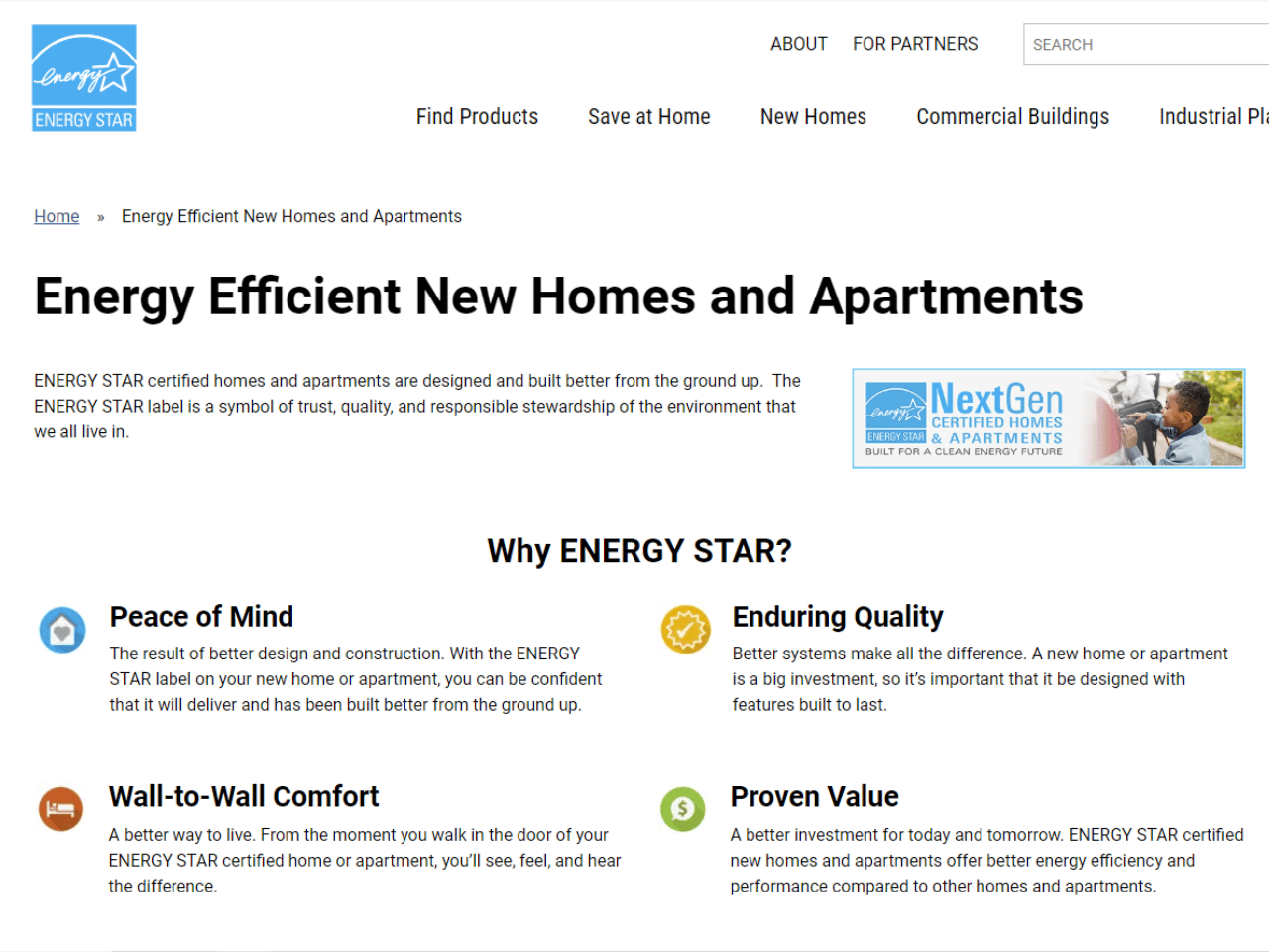 Energy Star - Energy Efficient New Homes and Apartments