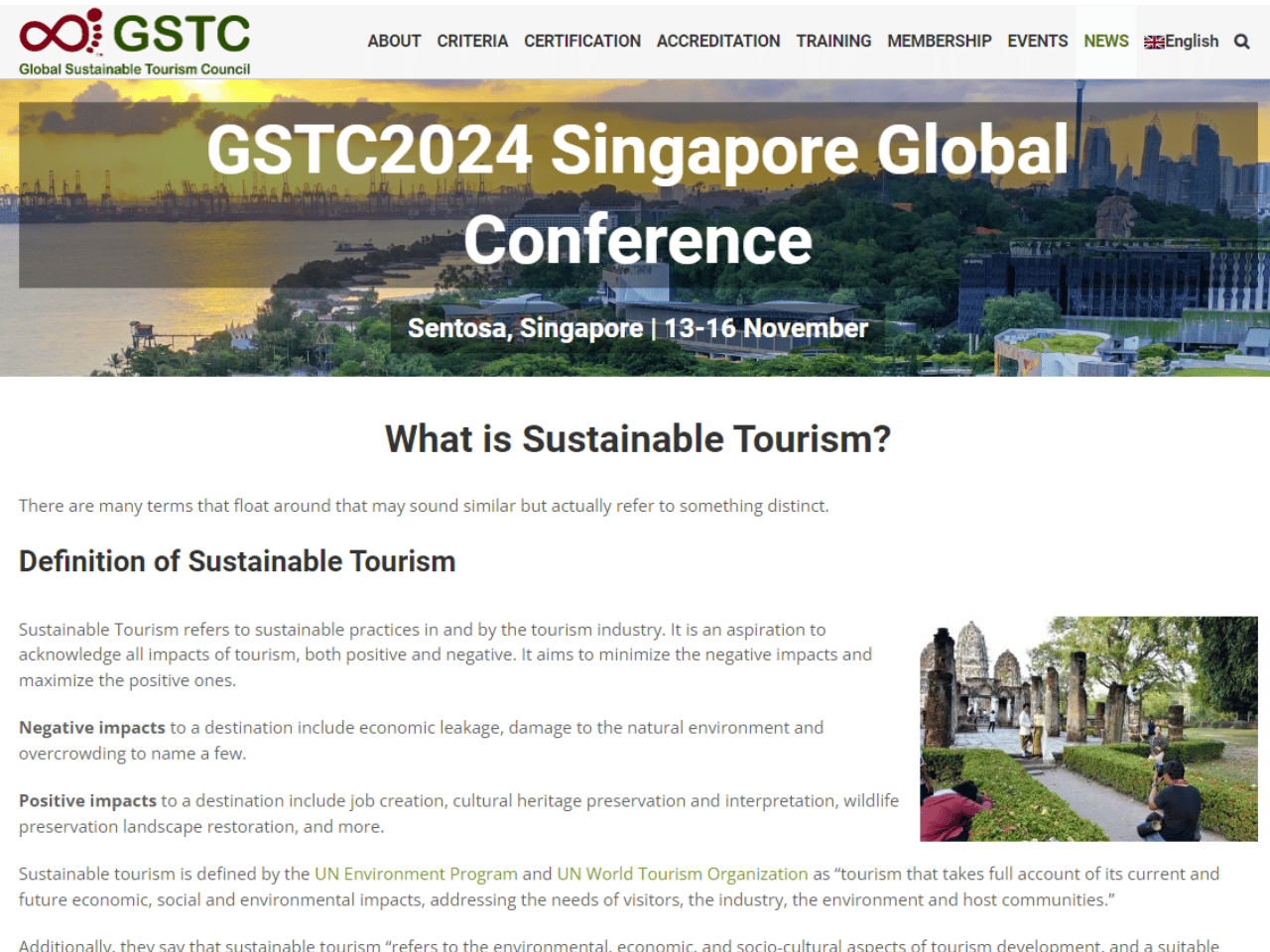 GSTC - What is Sustainable Tourism