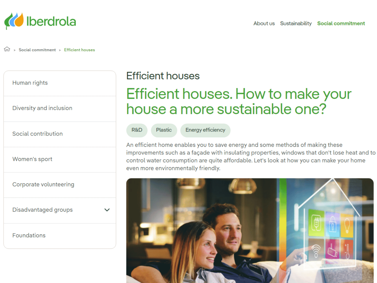 Iberdrola - Efficient houses - How to make your house a more sustainable one